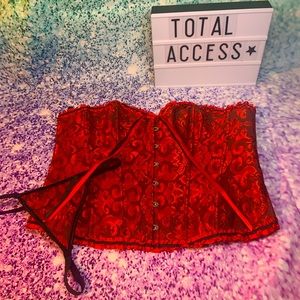 Fire 🔥 Red Corset